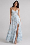 Carmen Floral Corset Maxi