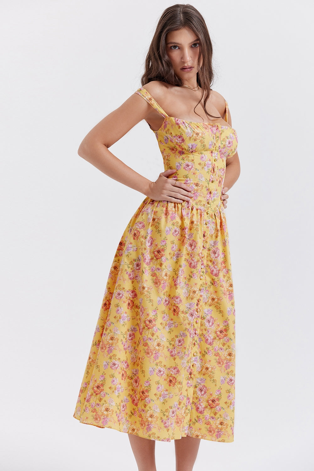Tatiana Floral Midi Dress