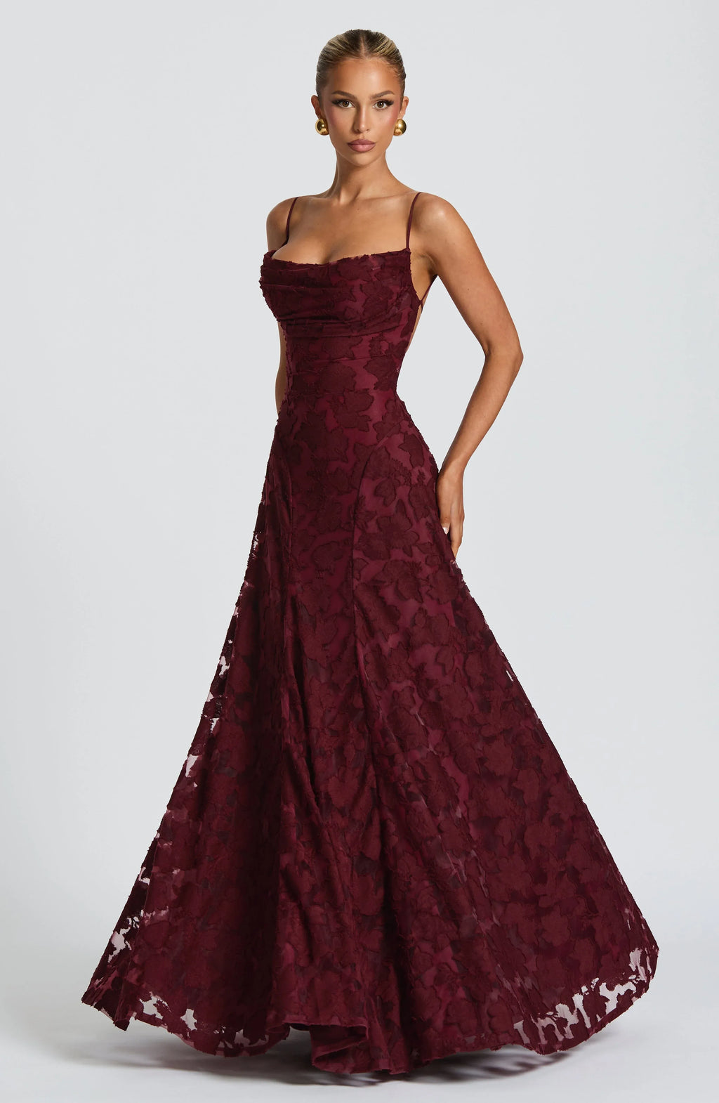 Noirelle Lace Gown