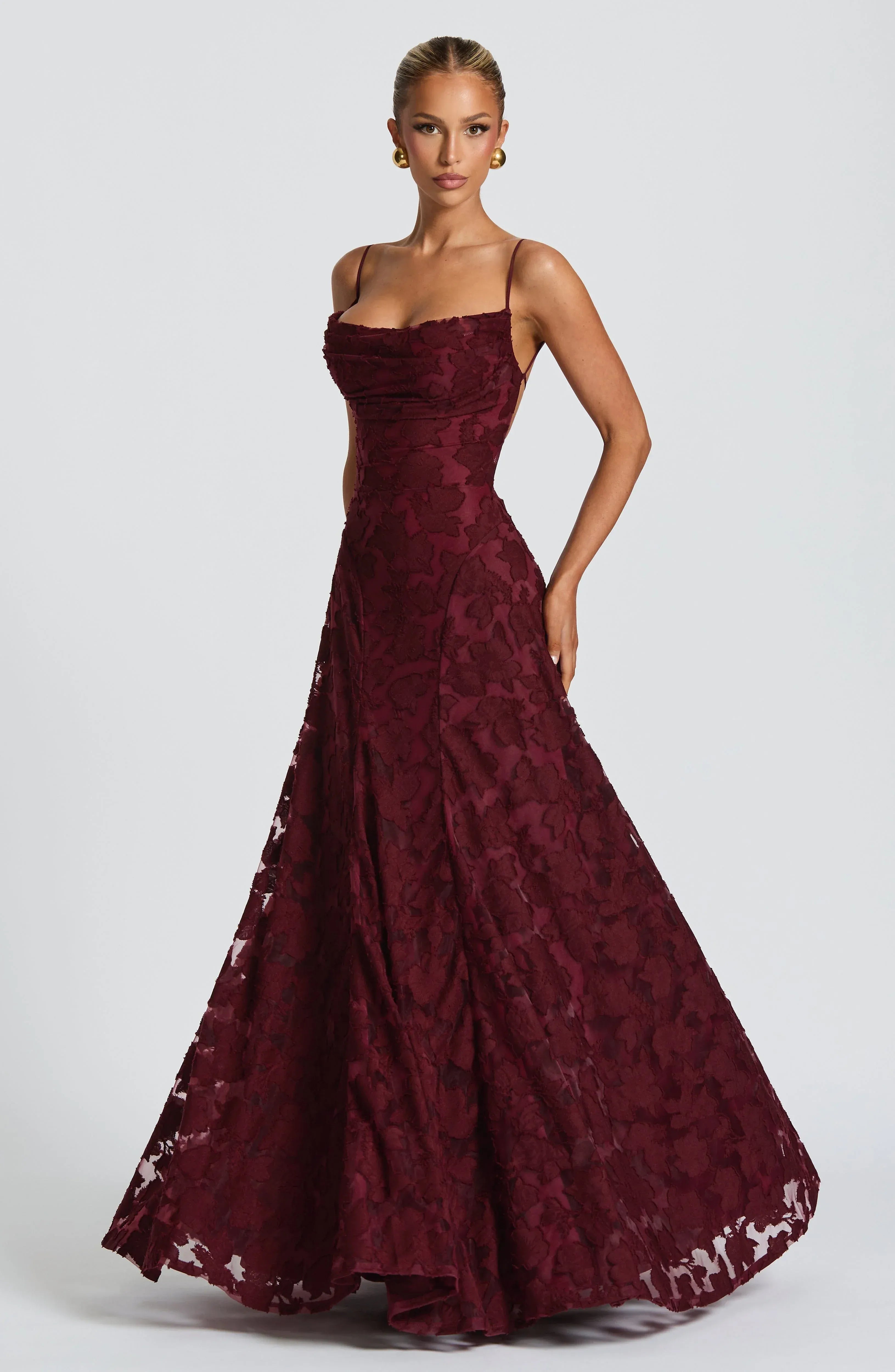 Noirelle Lace Gown