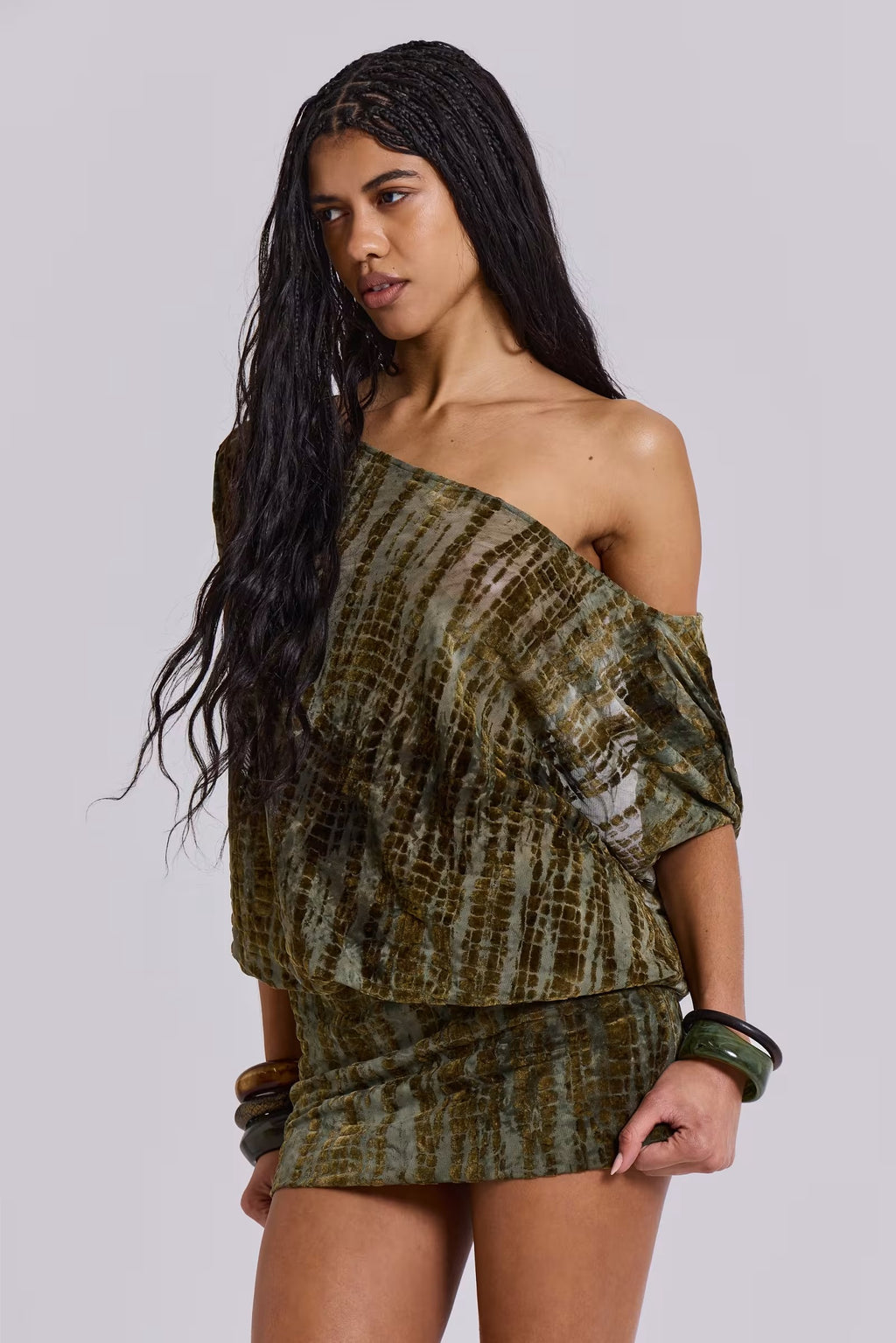 Olive Tie-Dye Mini