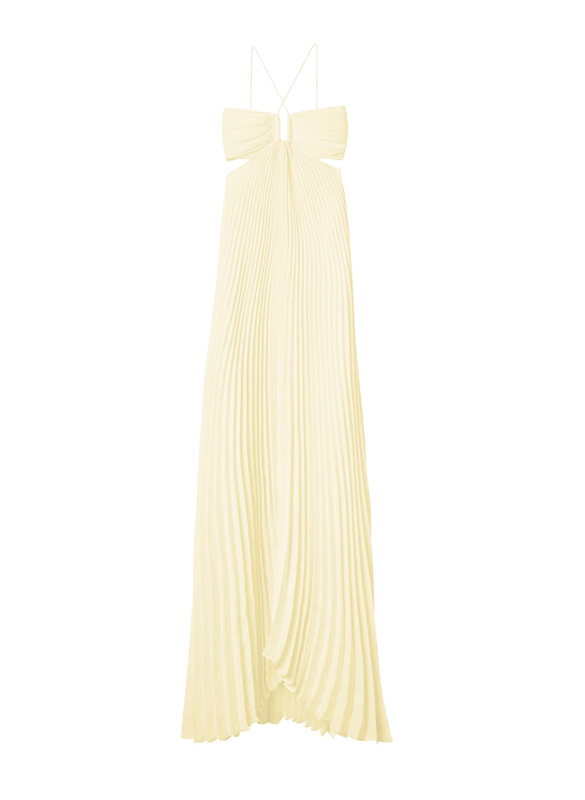 Moira Pleated Cut-Out Maxi