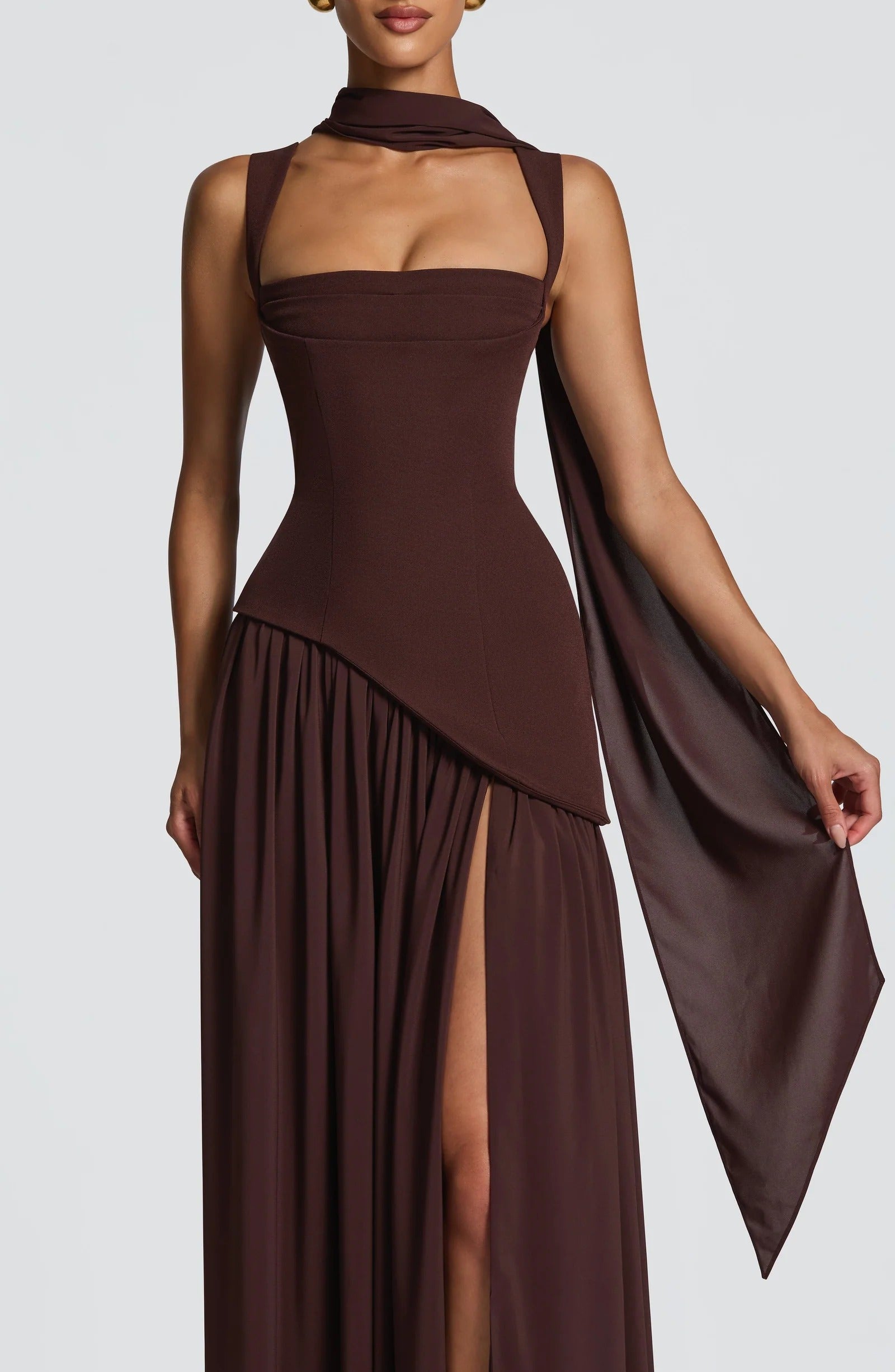 Tullulah Corset Scarf Maxi