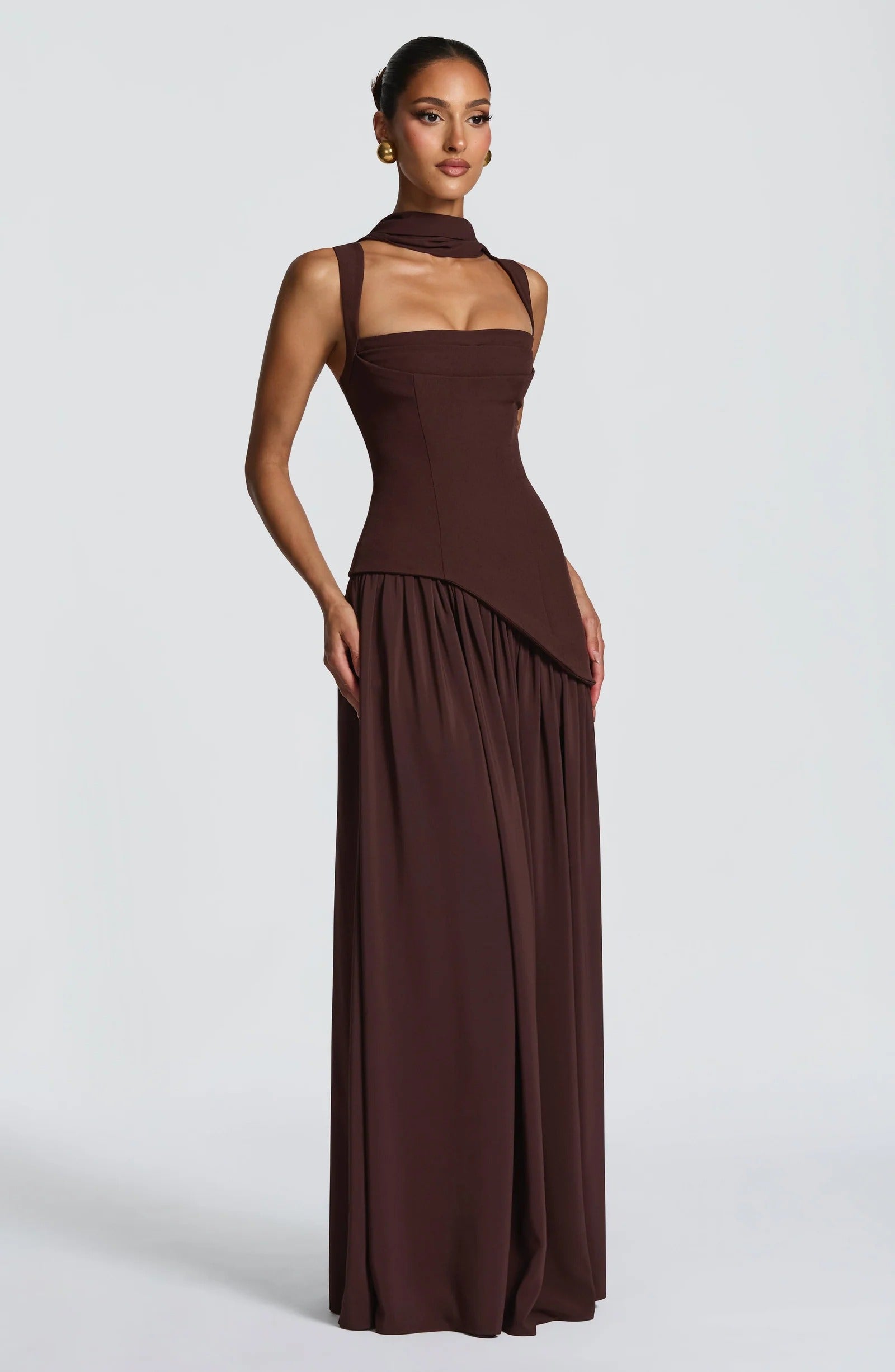 Tullulah Corset Scarf Maxi