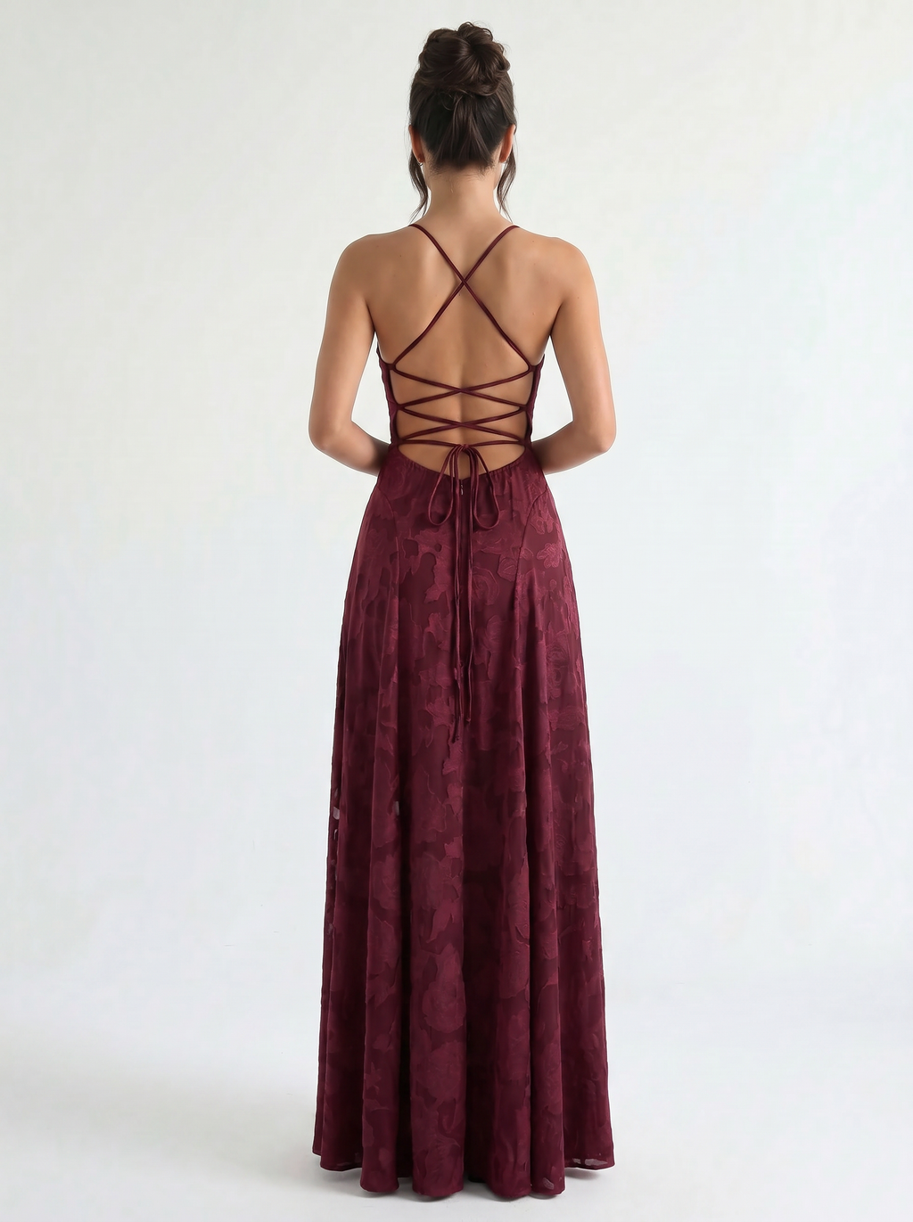 Alma Jacquard Lace Maxi