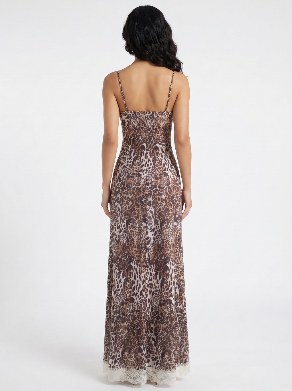 Aria Leopard Lace Maxi