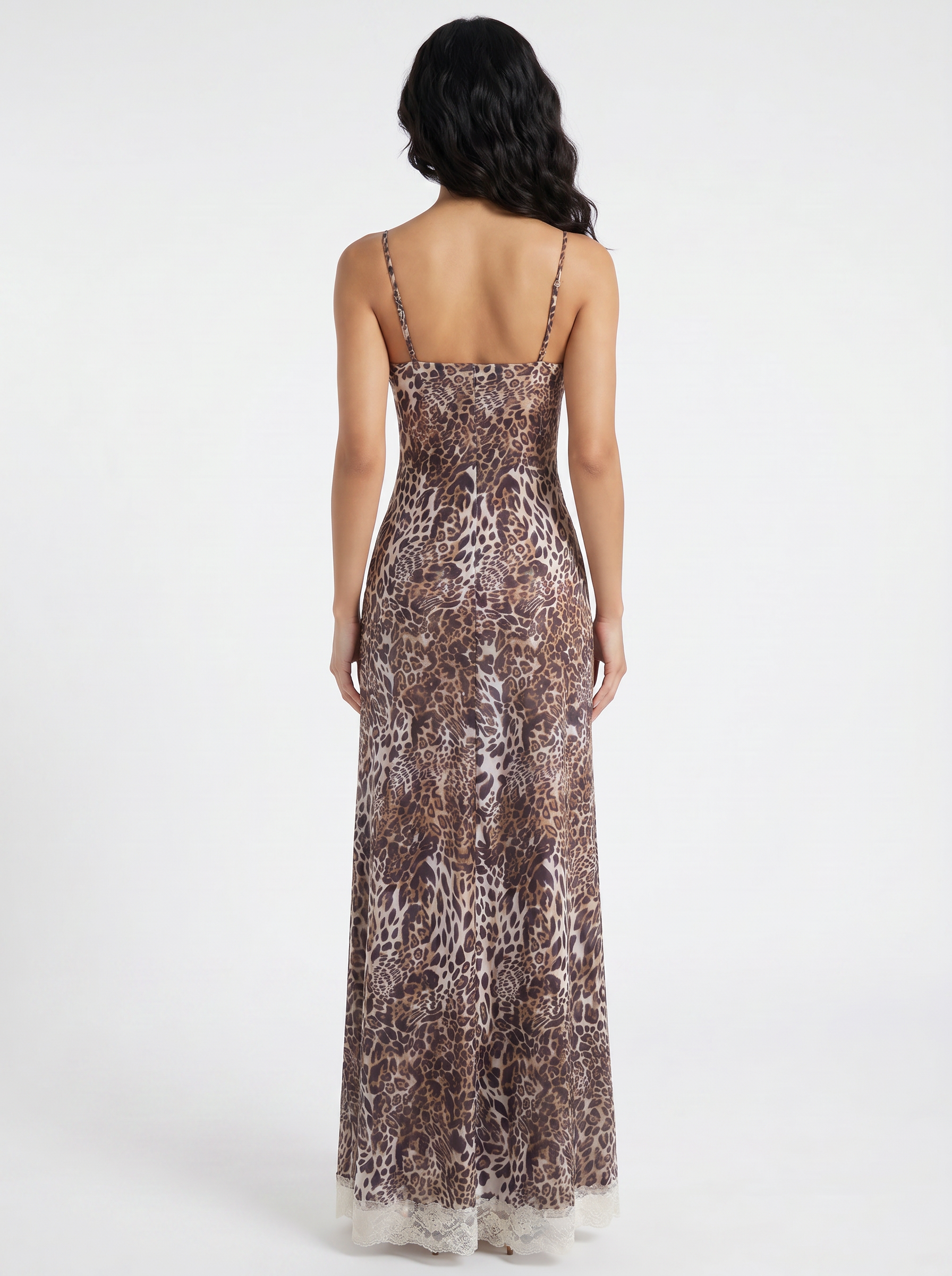 Aria Leopard Lace Maxi