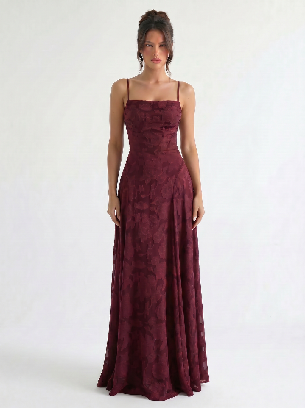 Alma Jacquard Lace Maxi